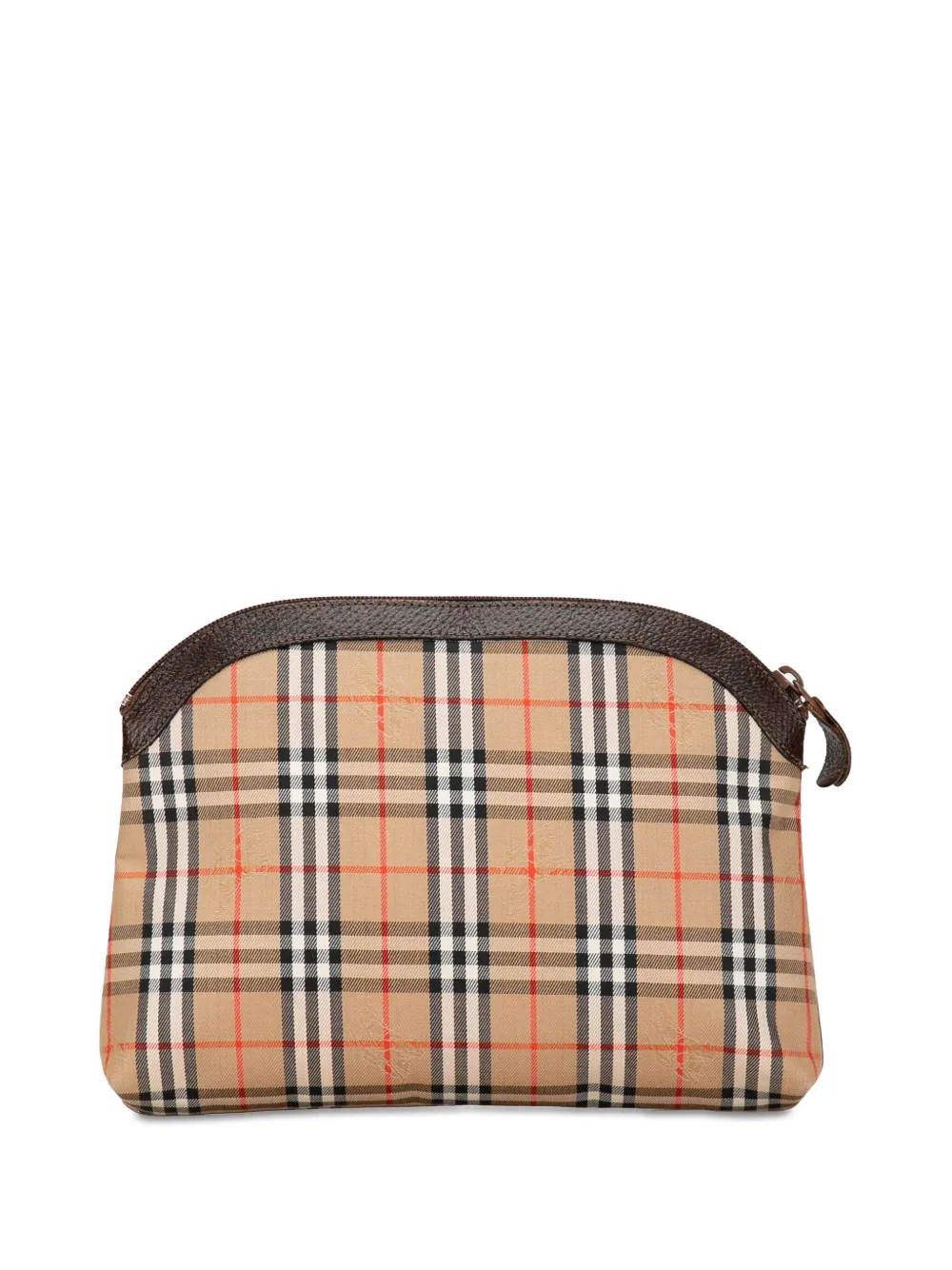 Burberry Pre-Owned 2000-2017 Haymarket Check clutch bag - Bruin