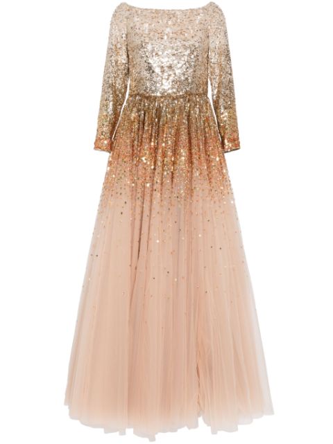 Jenny Packham Dreaming embellished tulle gown Women