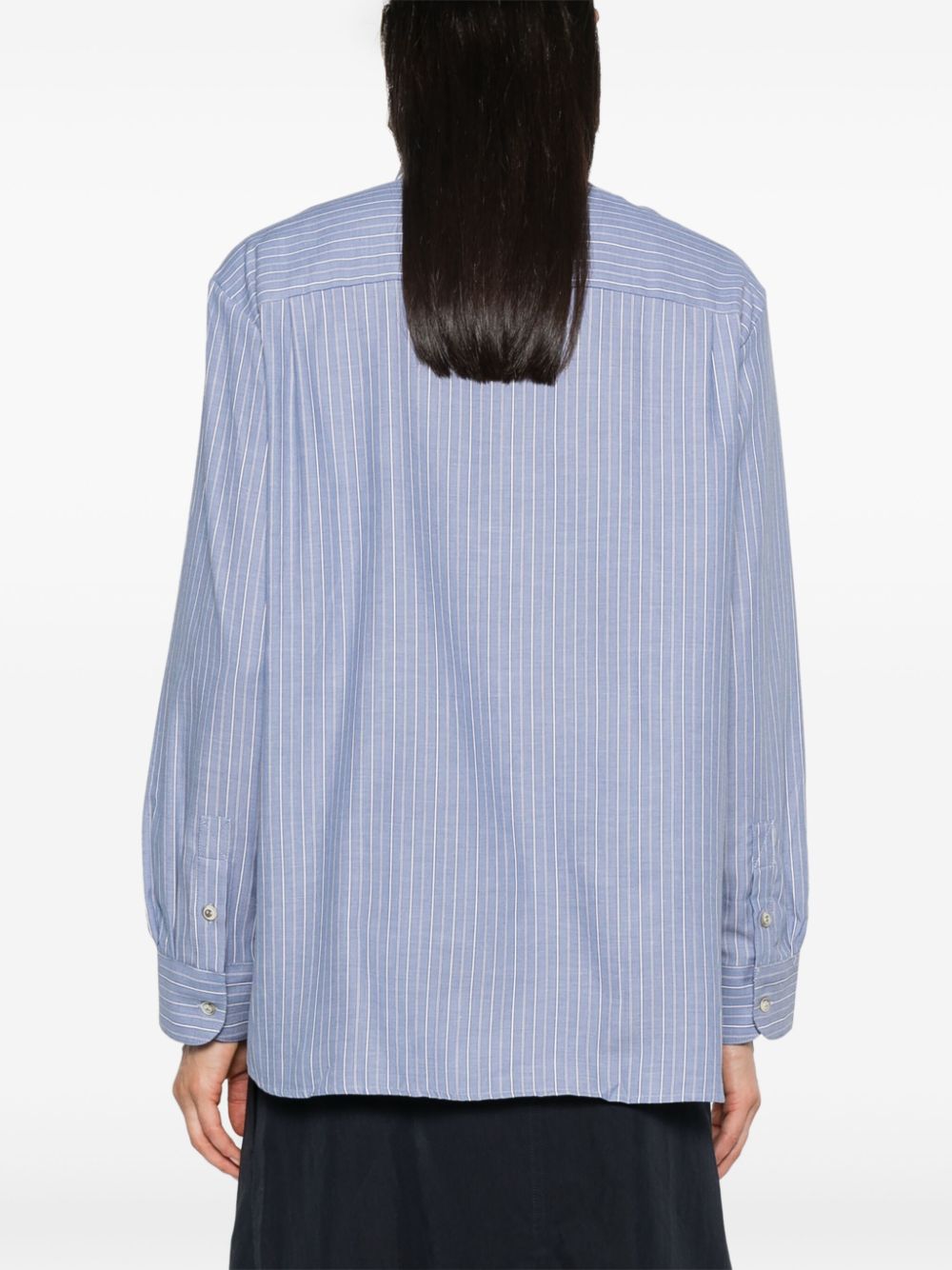 A.P.C. halo-stripe long-sleeve shirt Women