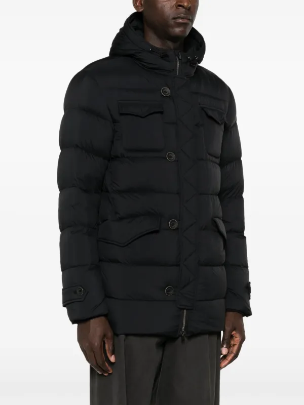 ダウンジャケット HERNO L'ESKIMO DOWN JACKET Herno L'eskimo Hooded Puffer Jacket | Black | FARFETCH