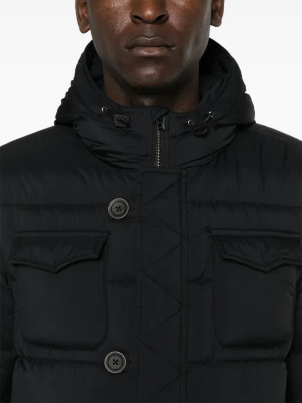ダウンジャケット HERNO L'ESKIMO DOWN JACKET Herno L'eskimo Hooded Puffer Jacket | Black | FARFETCH
