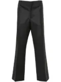 Prada flannel wool straight-leg trousers - Grey