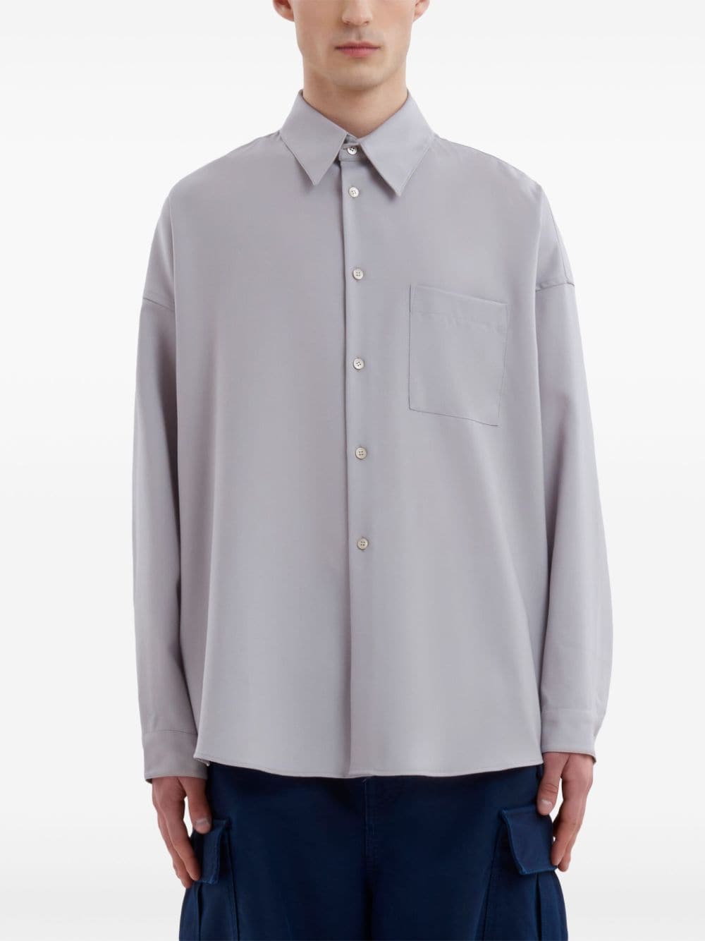 Marni Button-up overhemd - Grijs