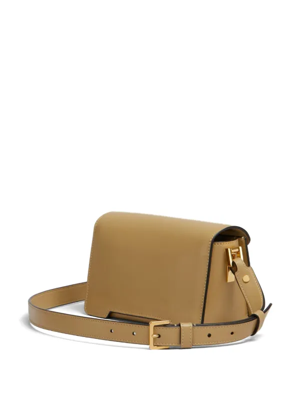Marni Mini Trunkaroo Leather Shoulder Bag | Neutrals | FARFETCH