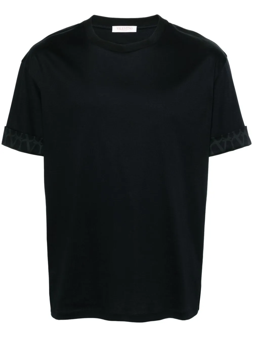 Valentino Toile Iconographe-motif Cotton T-shirt In Black