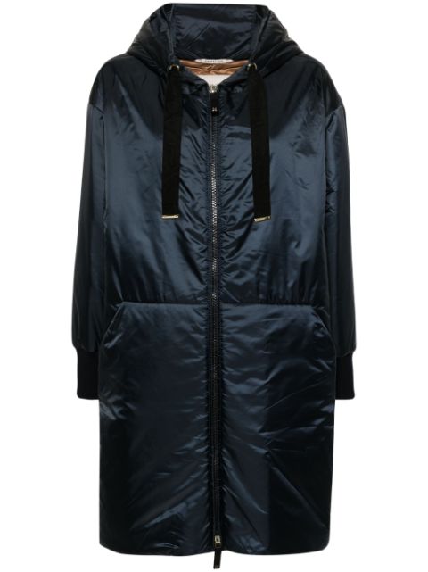 Max Mara hooded zip-up coat Women