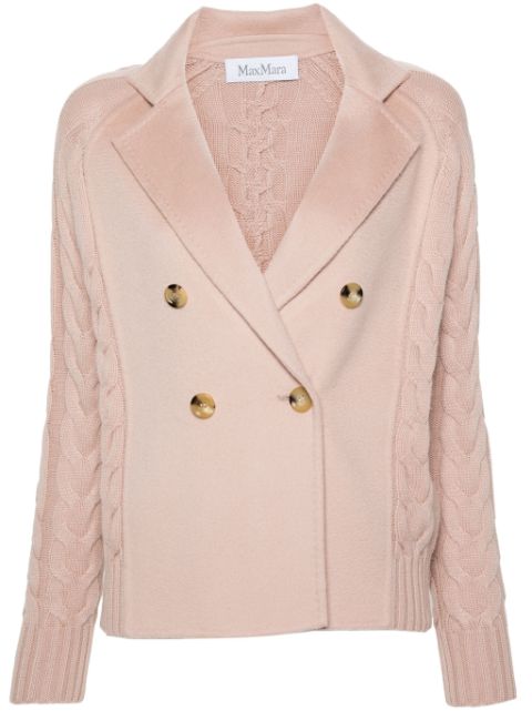 Max Mara Micio cable-knit cardigan coat Women