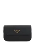 Prada mini Saffiano-leather shoulder bag - Black