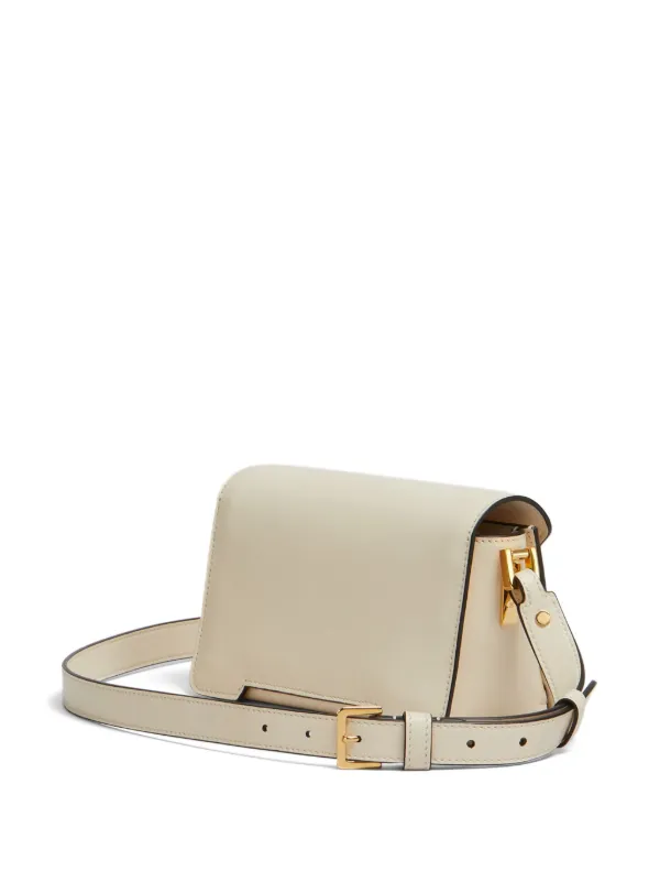 Marni Mini Trunkaroo Leather Shoulder Bag | Neutrals | FARFETCH 