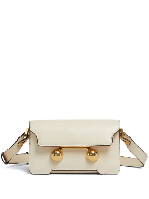 Mini sac porté épaule Trunk en cuir - Marni - Modalova