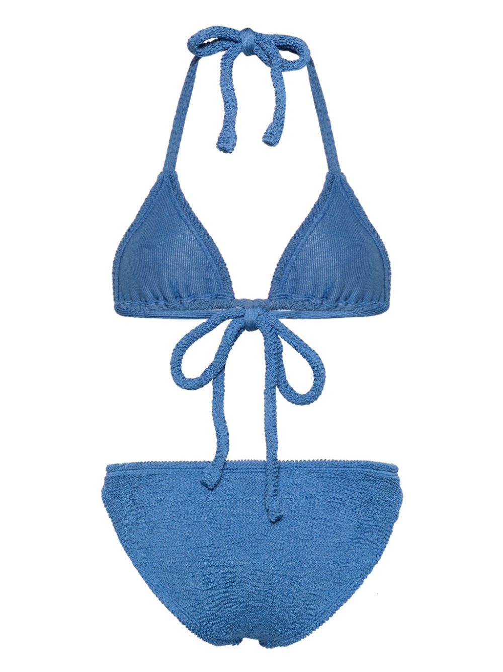 Hunza G Tammy seersucker bikini - Blauw