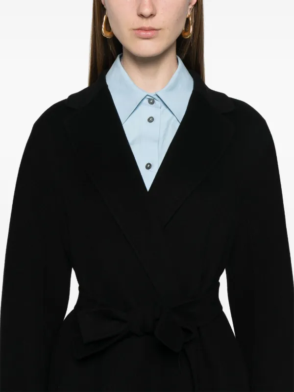 【送料 関税込】’S Max Mara Favola belted coat S Max Mara Favola Coat | Blue | FARFETCH