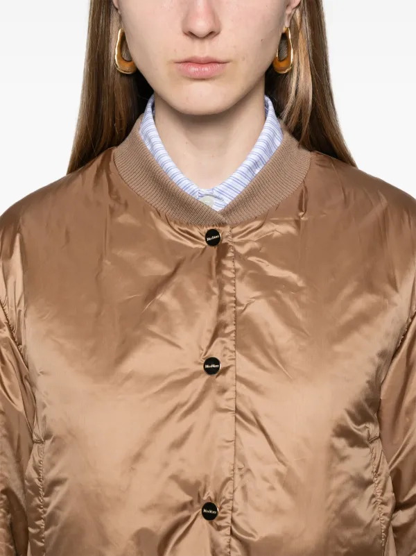 Max Mara　コットンギャバジン ボンバージャケット　　ベージュ Max Mara コットンギャバジン ボンバージャケット ベージュ