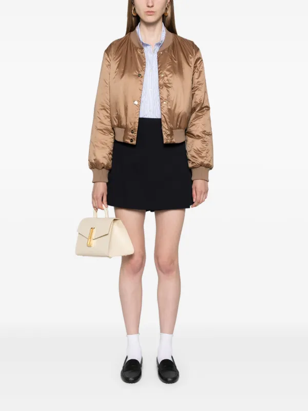 Max Mara　コットンギャバジン ボンバージャケット　　ベージュ Cotton gabardine jacket, beige | 