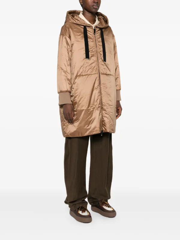 Max Mara Greenf フーデッド パデッドジャケット | ブラウン