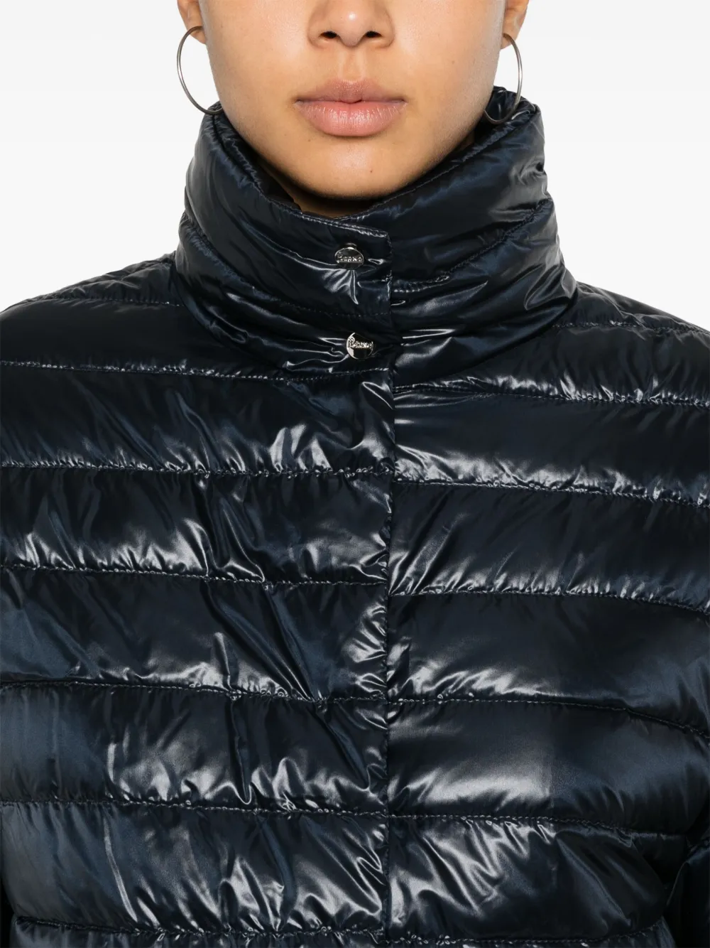 Layered Padded Parka Coat