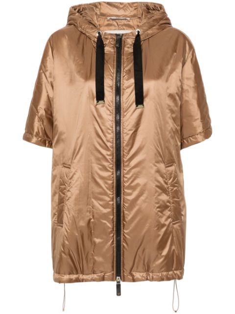 Max Mara hooded zip-up coat Women