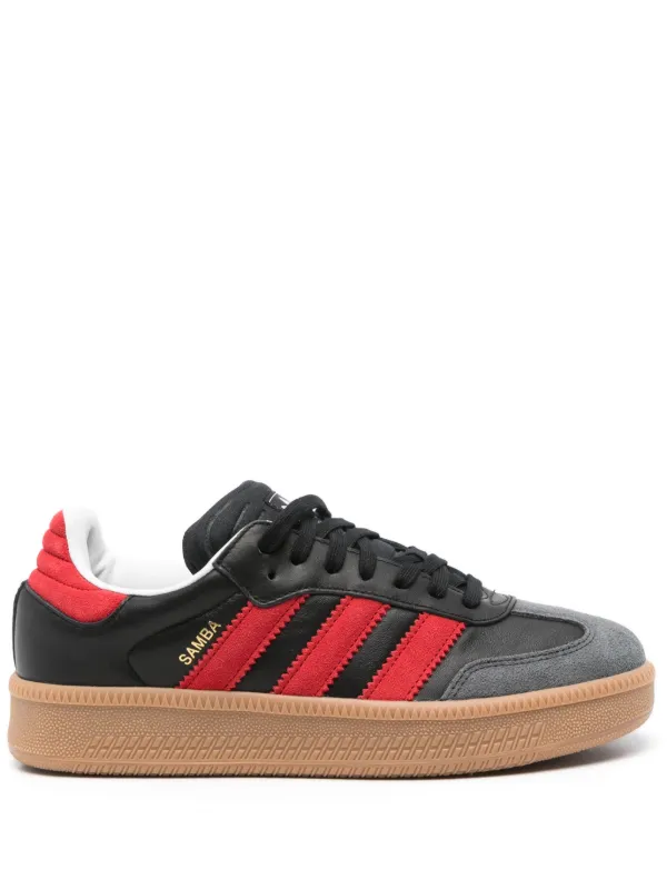 adidas samba red and black
