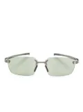TAG Heuer rimless rectangle-frame sunglasses - Green