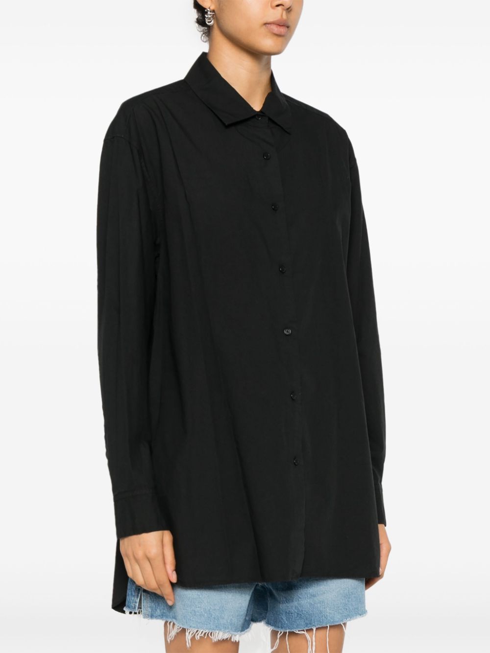 Shop Nili Lotan Yorke Shirt In Black