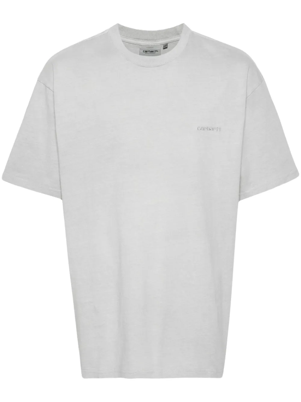 Carhartt WIP Camiseta Duster Script com logo | Cinza | Image 1