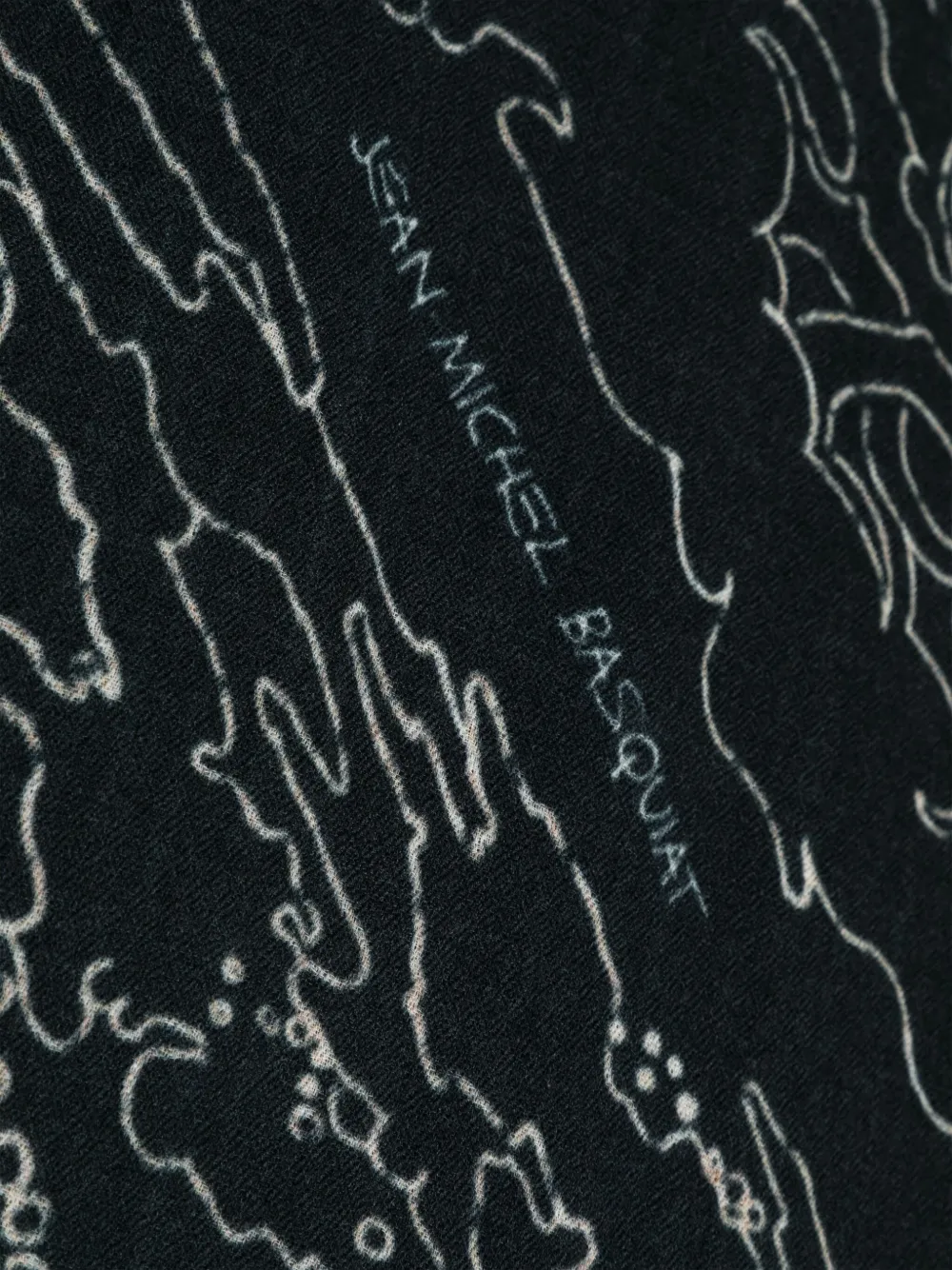 Maharishi Maha Basquiat Pashmina sjaal - Zwart