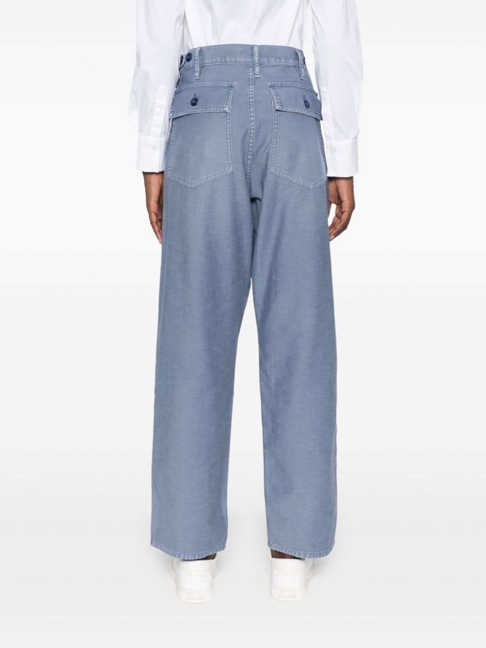 Shop Polo Ralph Lauren Tapered Trousers In 蓝色