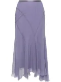 Polo Ralph Lauren silk maxi skirt - Purple