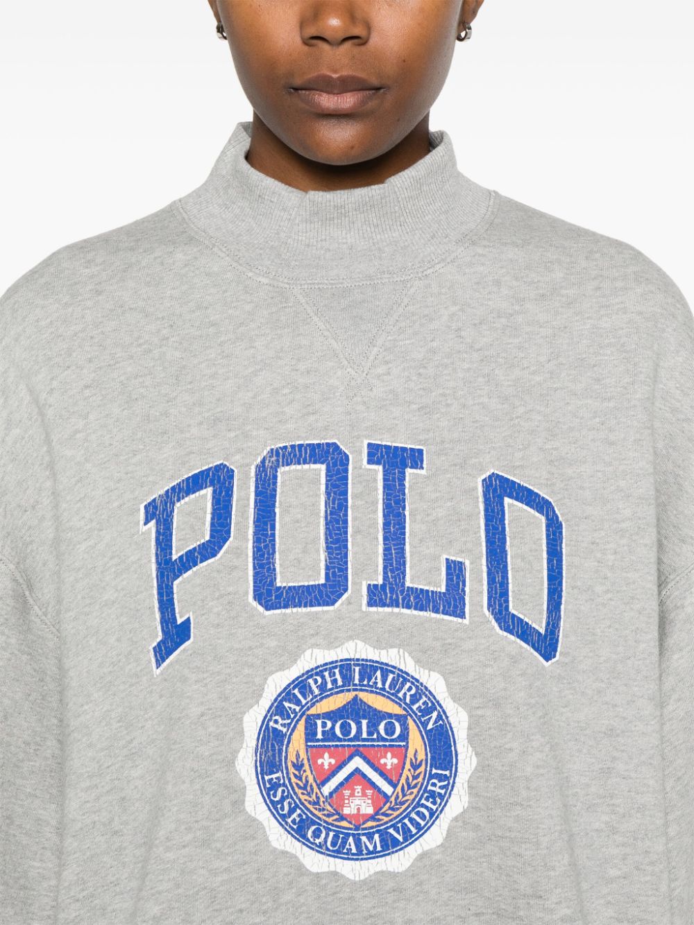 Polo Ralph Lauren distressed-logo sweatshirt Women