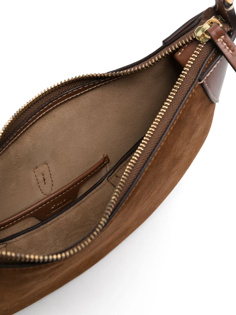 Polo Ralph Lauren Polo ID suède schoudertas Bruin