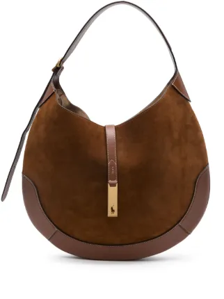 Polo Ralph Lauren Bolsa Polo ID Grande | Marrom | FARFETCH BR