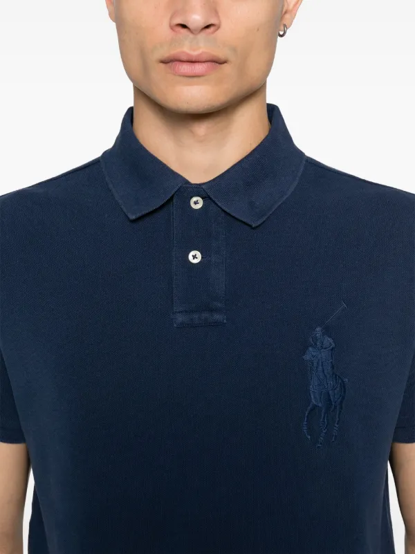 Polo Ralph Lauren Polo Pony-embroidery Polo Shirt Blue FARFETCH IN