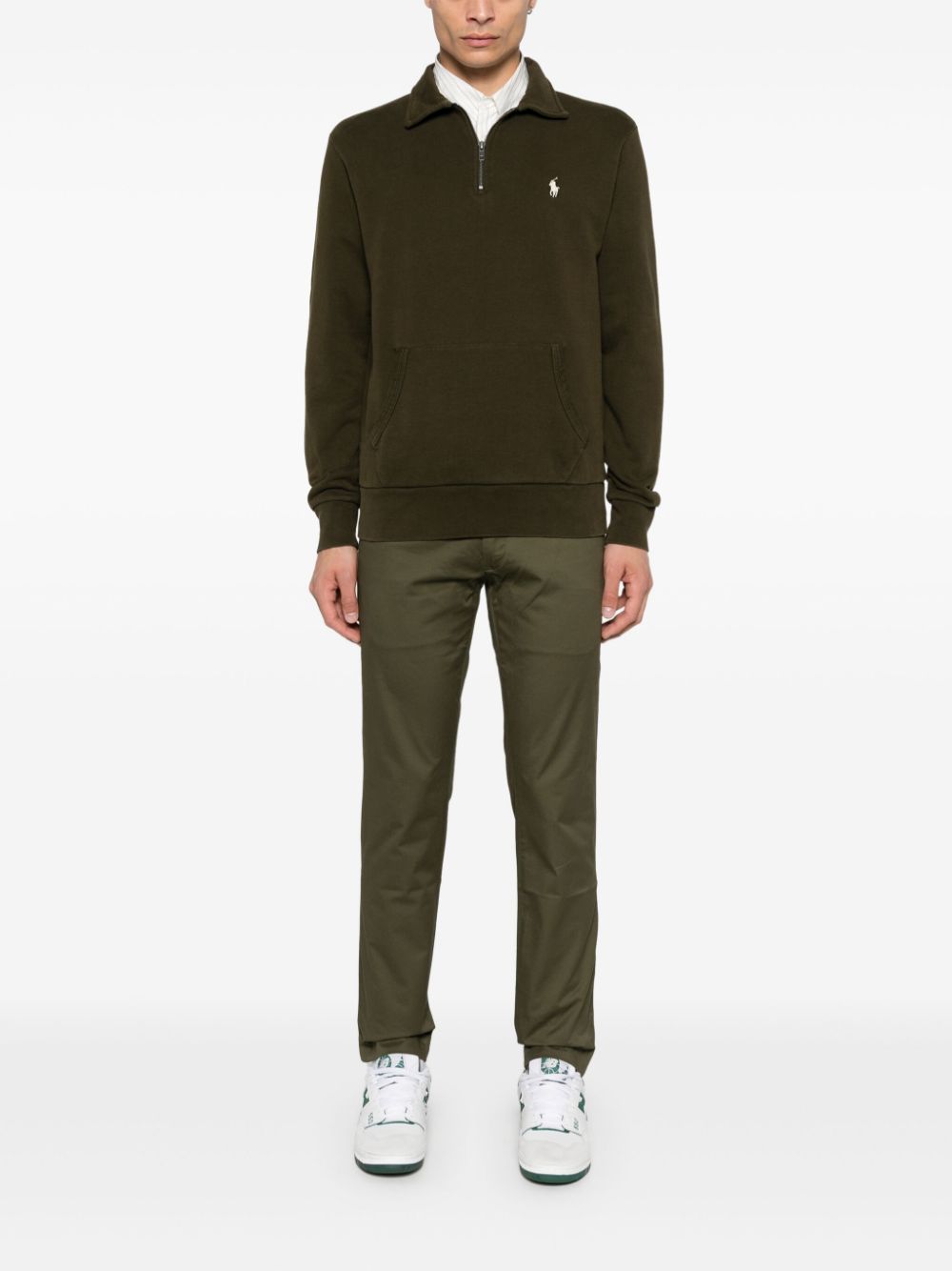 Polo Ralph Lauren fleece zip-up sweatshirt - Green