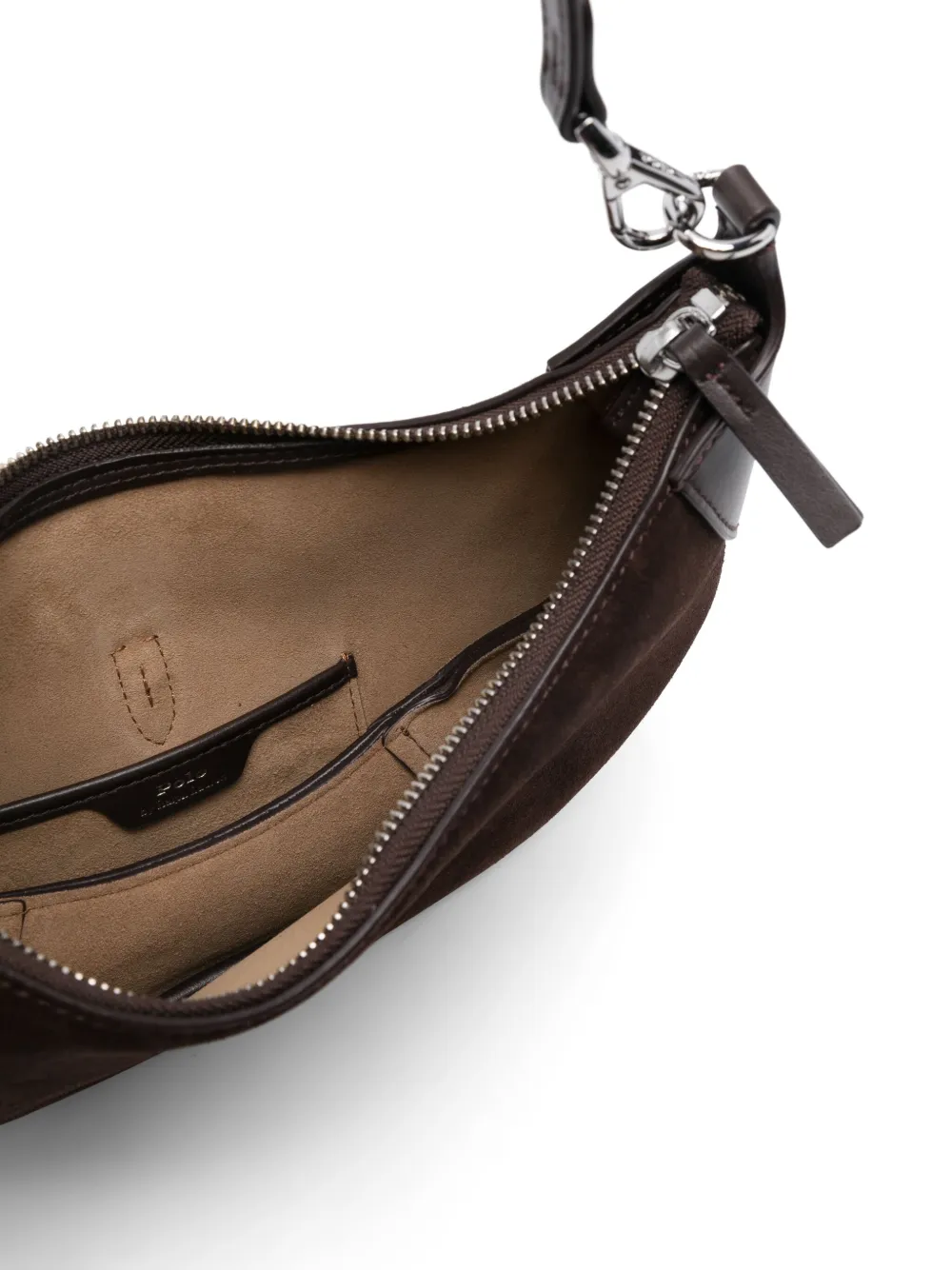 Polo Ralph Lauren Polo ID suède schoudertas Bruin