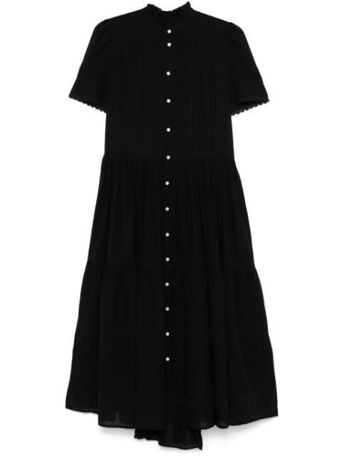 Polo Ralph Lauren lace-trim cotton midi dress