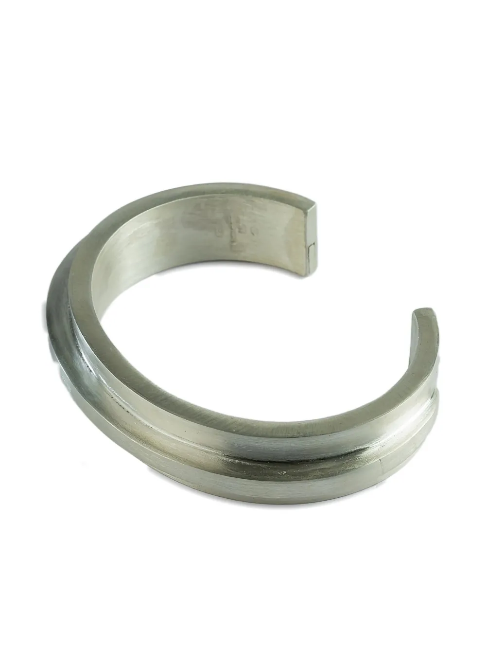 Parts Of Four Sterling Silver Reduced Crescent Cuff Bracelet In Silver