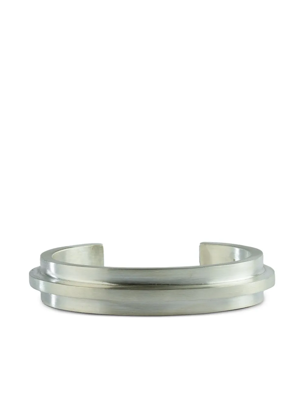 Parts of Four sterling silver Reduced Crescent cuff bracelet | Silver | Image 1