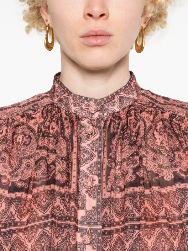 ZIMMERMANN 3856DS251MNTHIB 関税送料込 Zimmermann Eden Structured Mini Dress | forward | REVERSIBLE