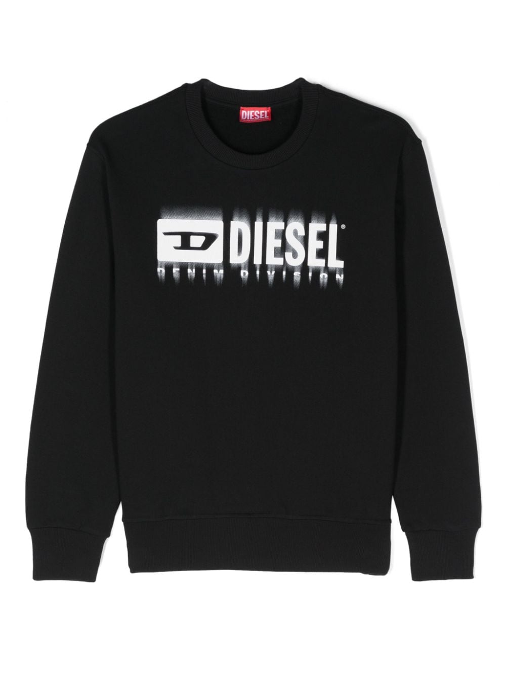 Diesel Kids' Sginnl8 Over Sweatshirt In Black