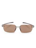 TAG Heuer Flex rectangle-frame sunglasses - Brown