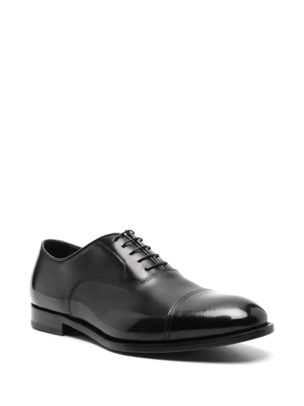 doucal's イタリア製 Doucal's Leather Oxford Shoes | Black | FARFETCH