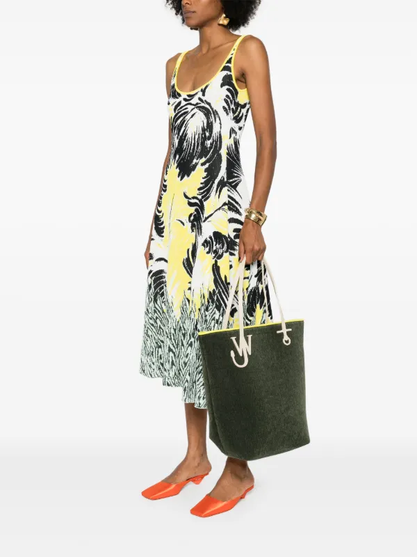【大人気】JW Anderson「Tall Anchor」トート バッグ コットン JW Anderson Anchor Tall canvas tote bag JW Anderson