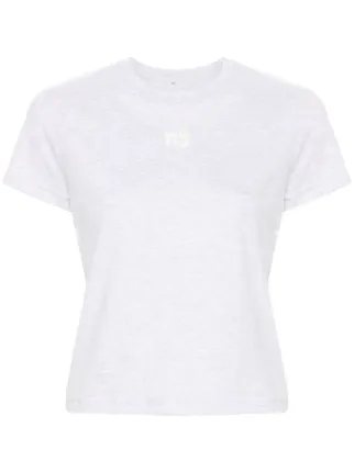 Alexander Wang ロゴ Tシャツ | グレー | FARFETCH JP
