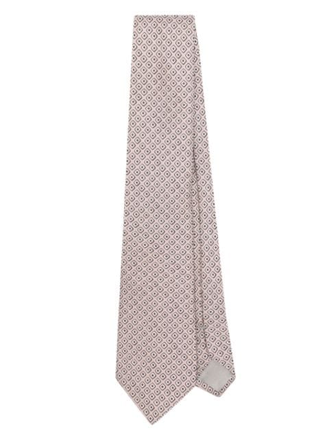 Giorgio Armani patterned-jacquard silk tie