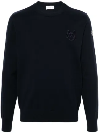 Moncler jumper mens grey on sale