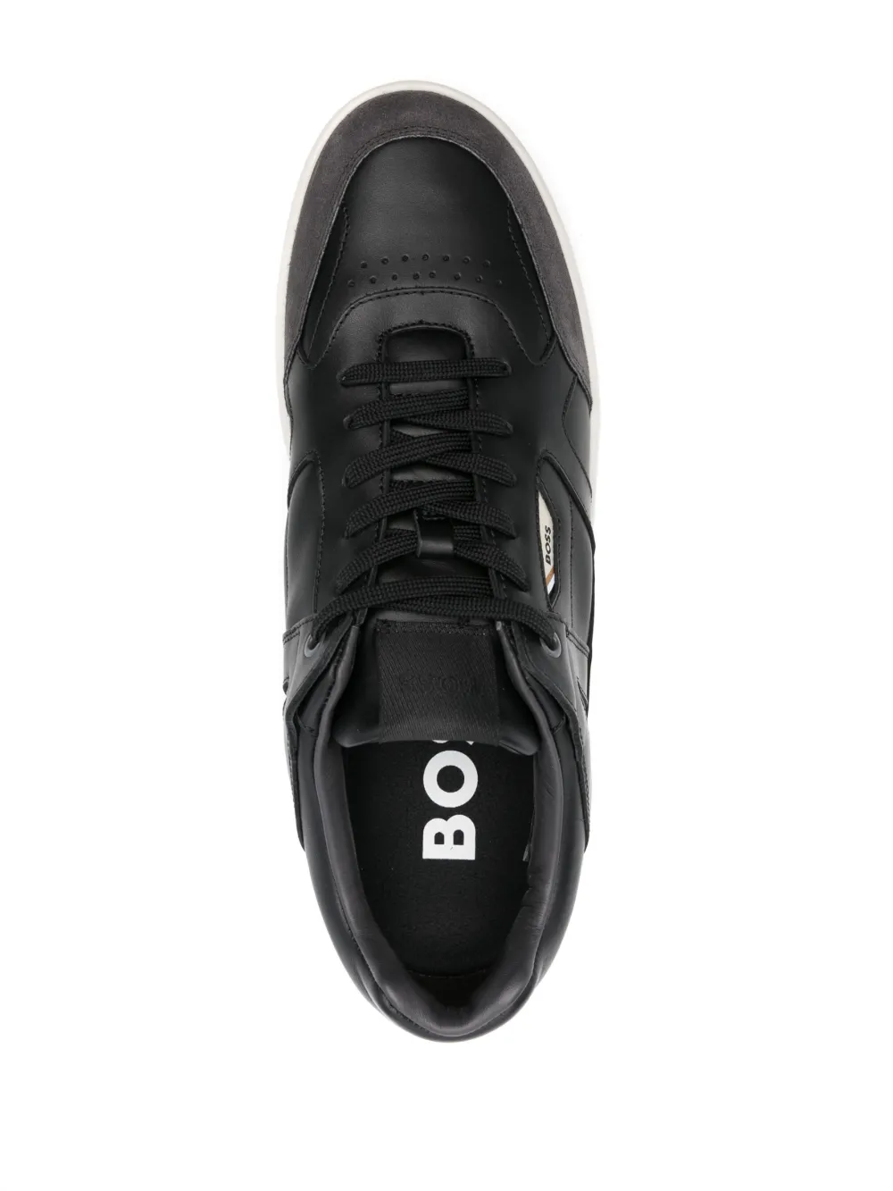 HUGO Baltimore leather sneakers Black