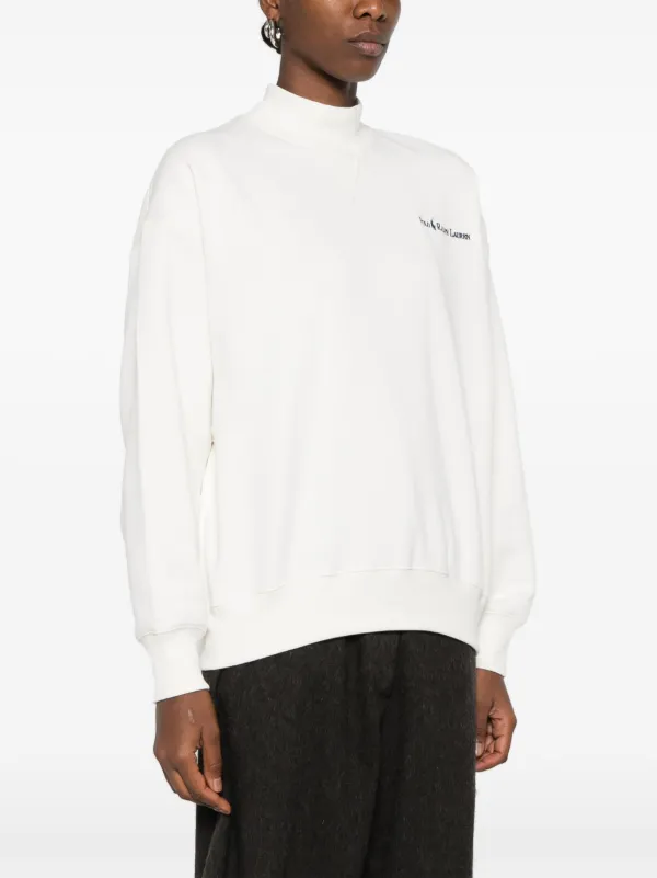 Polo Ralph Lauren Logo mock-neck Sweatshirt | White | FARFETCH