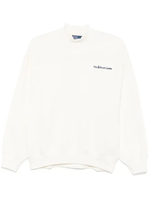 Polo Ralph Lauren sudadera con logo y cuello alto