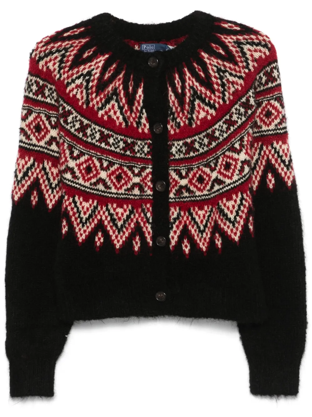 Polo Ralph Lauren Vest met intarsia Zwart