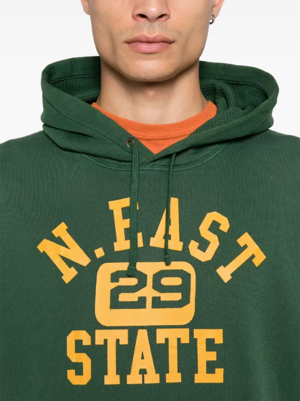 Polo Ralph Lauren Fleece Graphic Hoodie | Green | FARFETCH HK